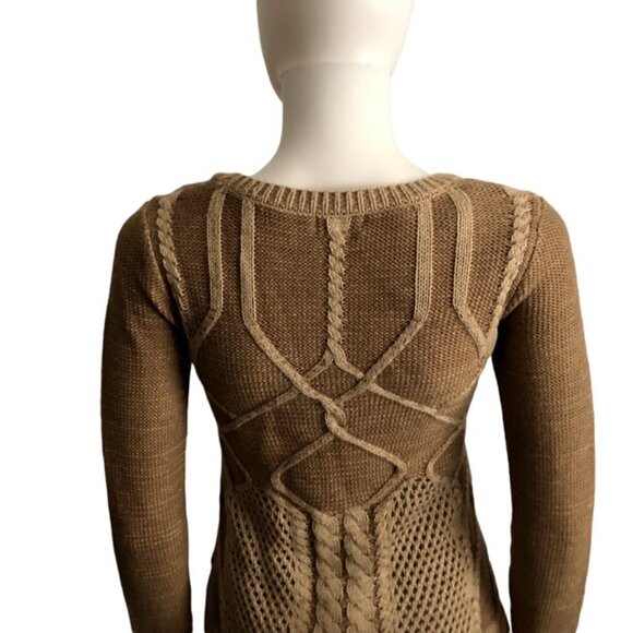 Papercut Clothing Brown Sweater Blouse XSmall - Picture 7 of 7
